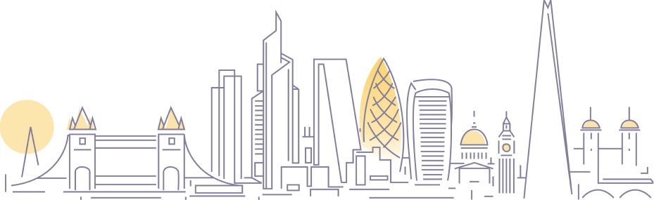 London skyline vector